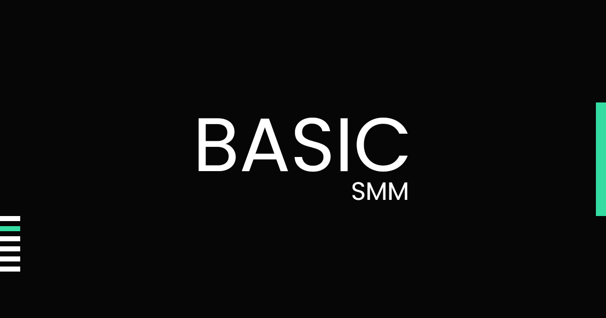 Social Media Marketing SMM Basic Plan